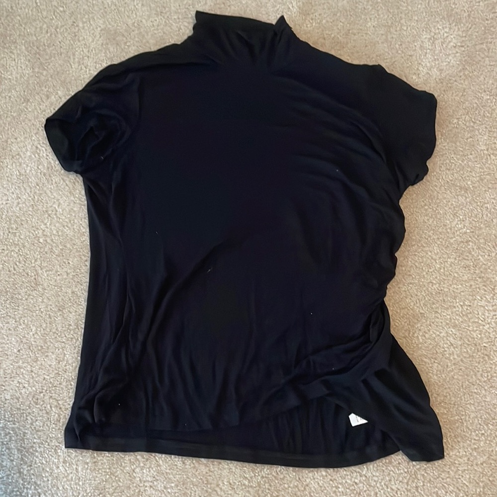 [NY COLLECTION] Short sleeve turtle neck